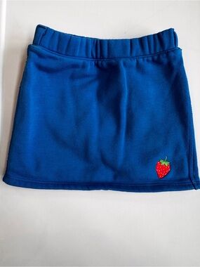 Kate spade x target skort blue with strawberry